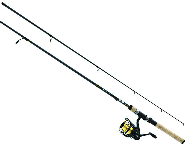 Daiwa DSK25-B/F662M D-Shock Pre-Mounted Spinning Combo, No Line 2500 Sz, 1Bb Reel, No Line, 6'6", 2Pc M, Fast, Cork Handle, 1/4-3/4Oz Lures