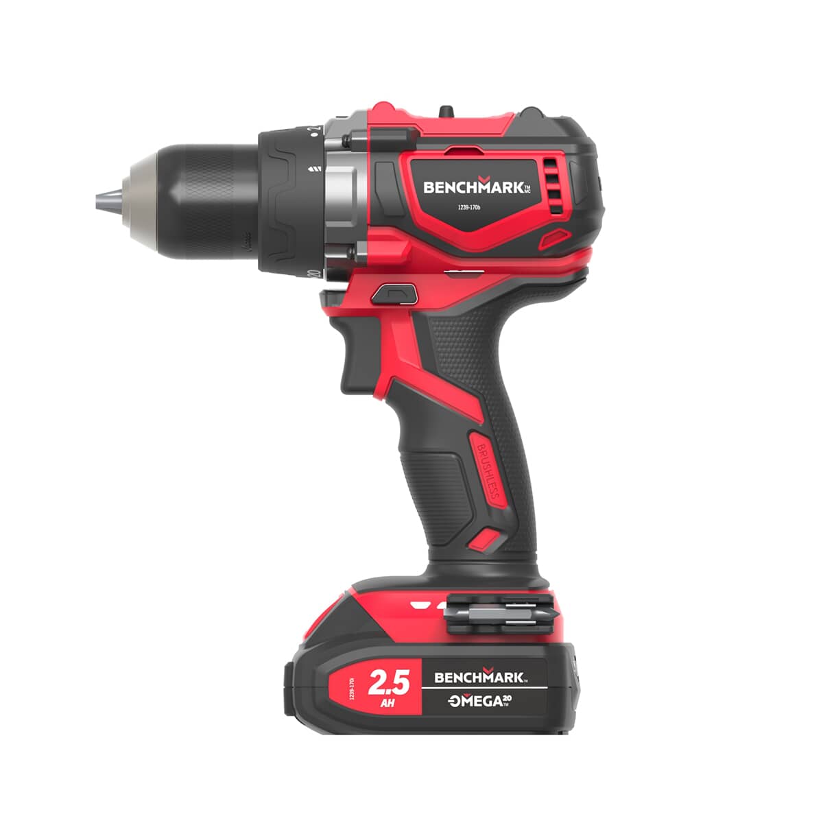 20V Max 1/2" Cordless Drill Driver Kit - with Battery, Charger & Tool Bag
