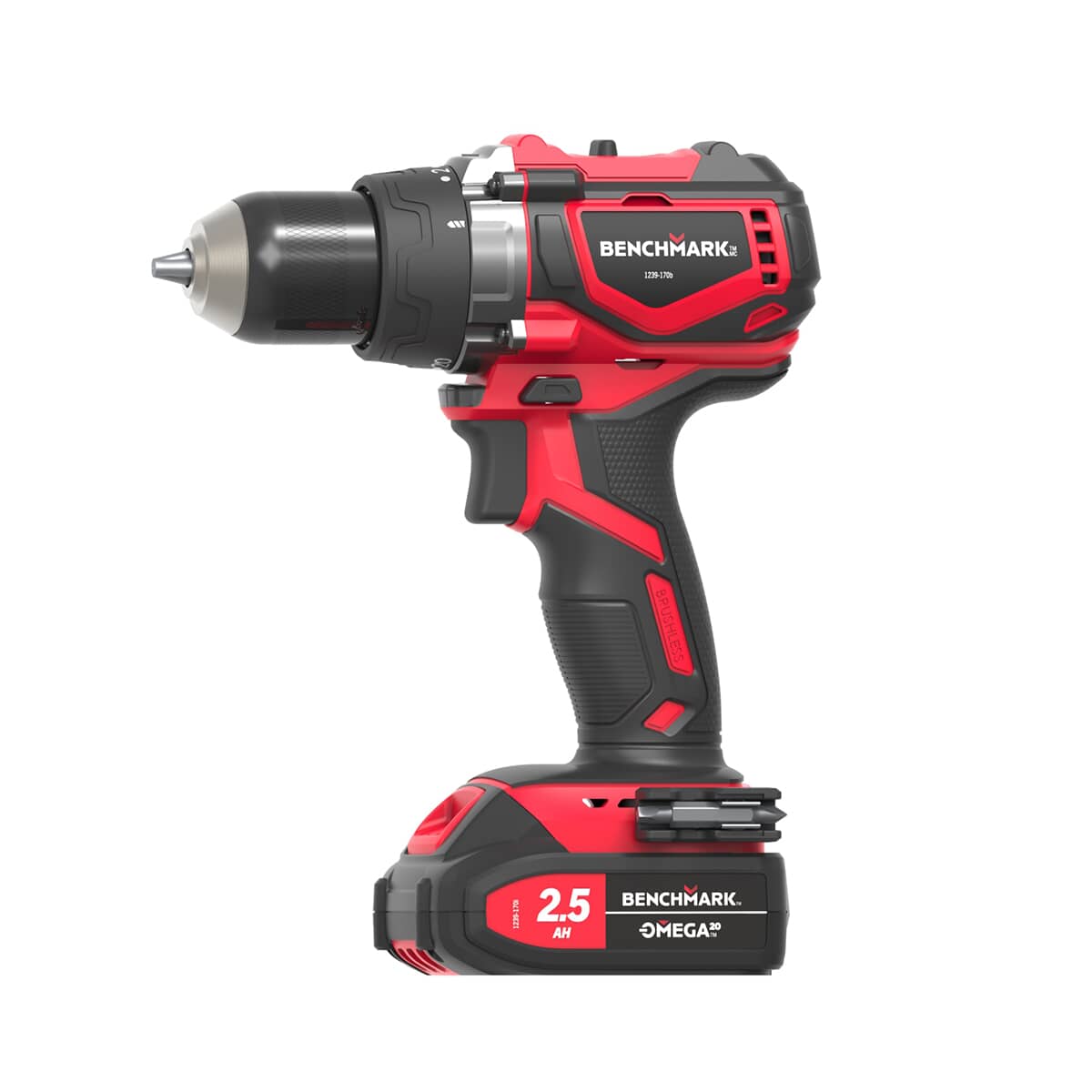 20V Max 1/2" Cordless Drill Driver Kit - with Battery, Charger & Tool Bag