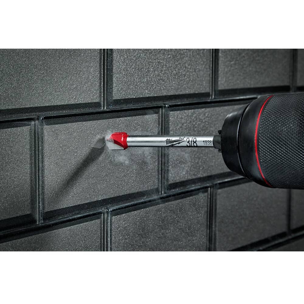 Glass & Tile Drill Bit Set - 4 Piece