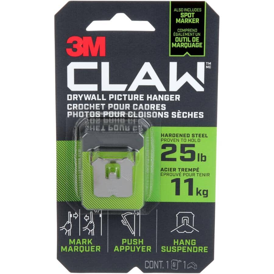 CLAW Drywall Picture Hanger - 25 lb