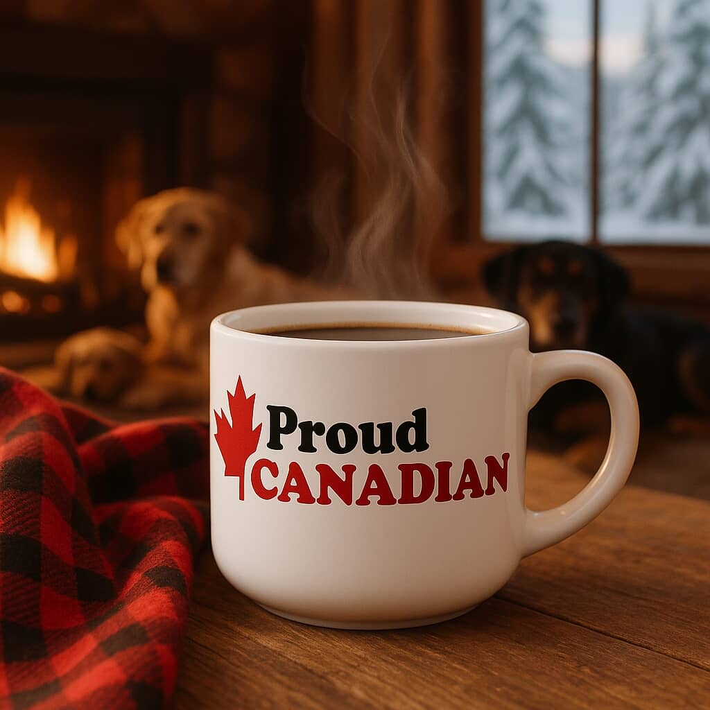 Ceramic Mug - Proud Canadian, 25 oz
