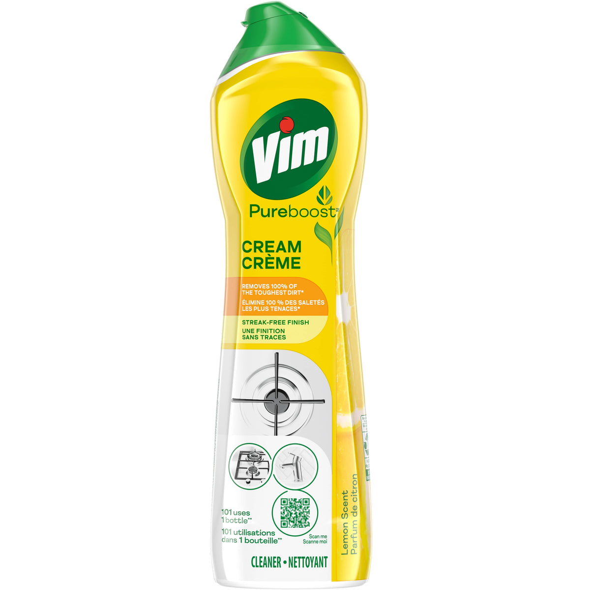 Pureboost Cream Cleaner with Lemon Scent - 500ml
