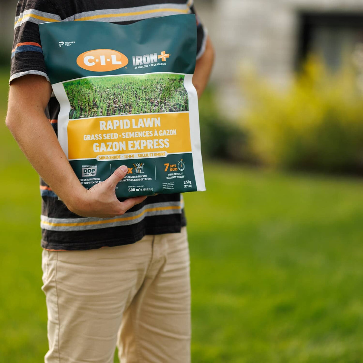 Iron+ Premium Sun & Shade Grass Seed - 3.5 kg