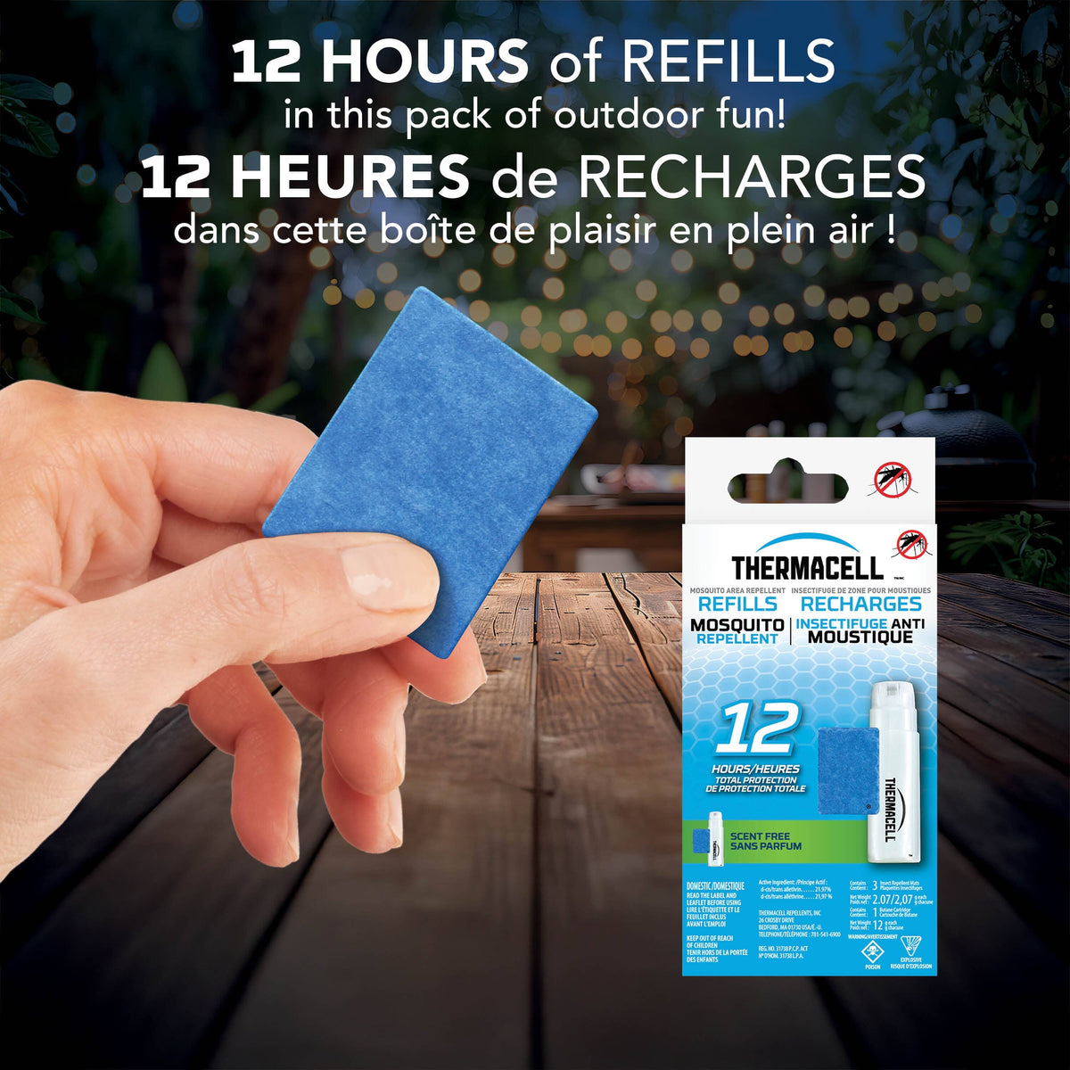 Original Mosquito Repellent Refills - 1 Cartridge & 3 Mats