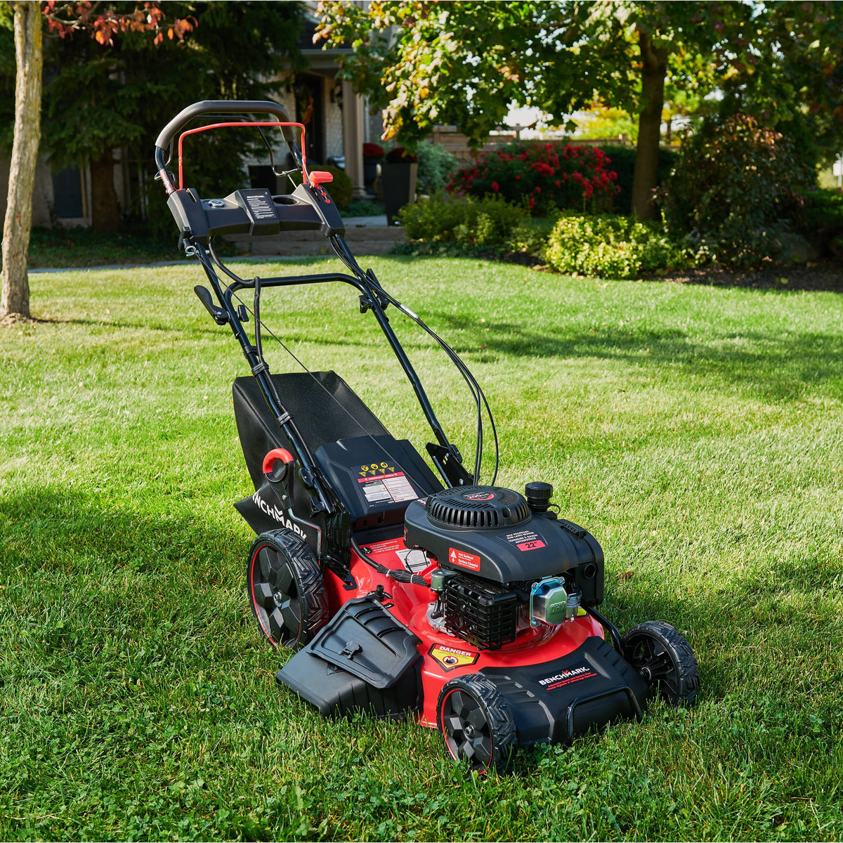 200cc Self-Propelled Gas Lawn Mower - with Variable Speed & Electric Start, 22"