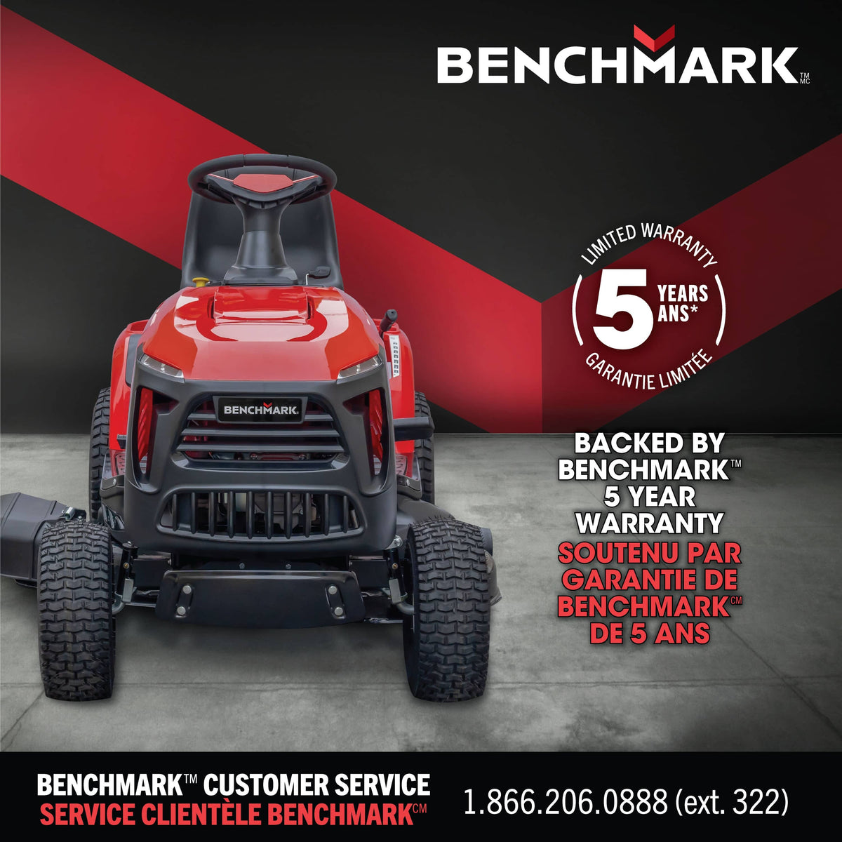 42" 16HP Gas-Powered Hydrostatic Lawn Tractor