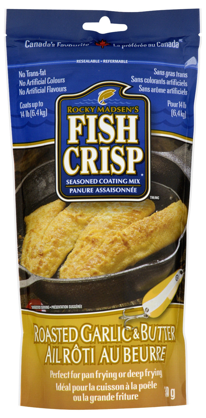 McCormick 01027 Fish Crisp Roasted Garlic & Butter Seasoning 340G