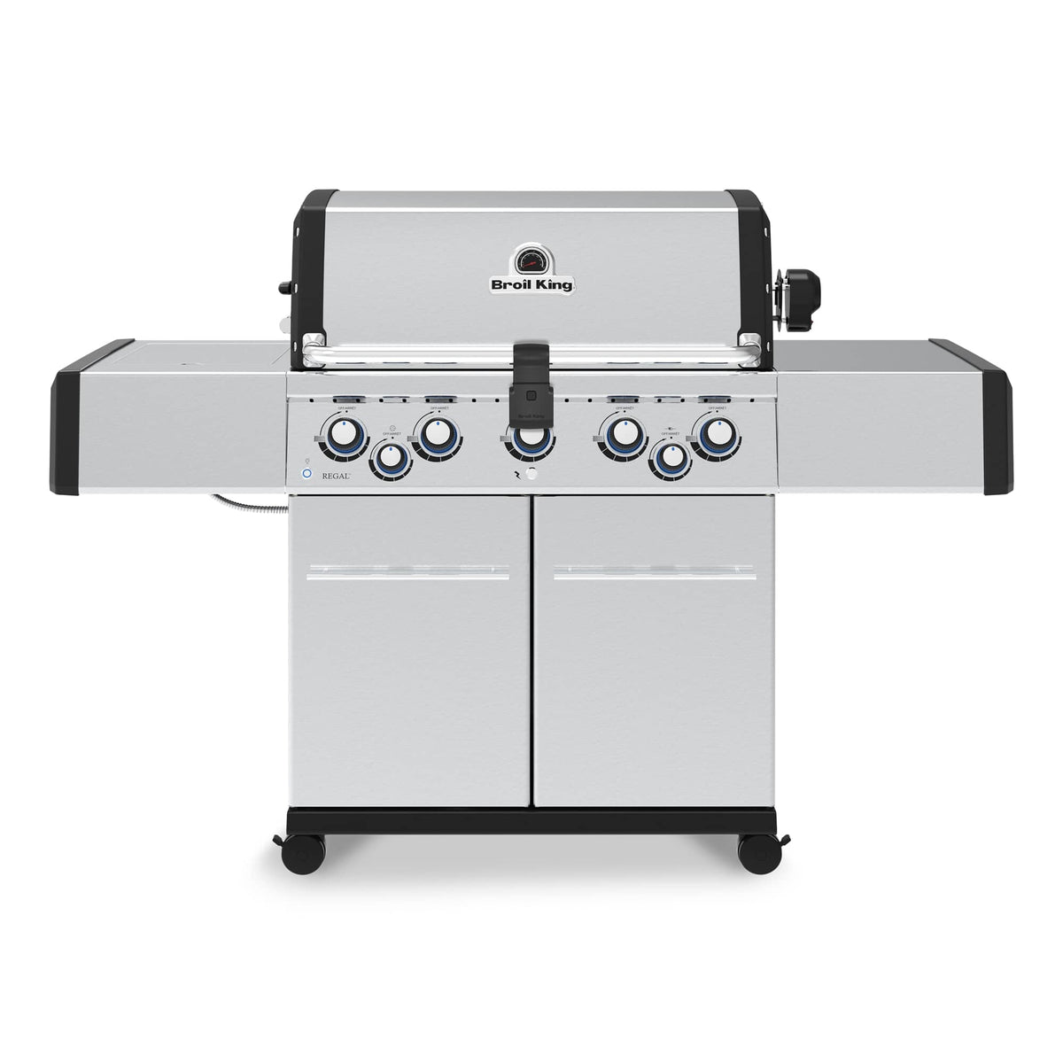 Regal S590 Pro Propane BBQ - 5 Burner + Side & Rear Rotisserie Burners