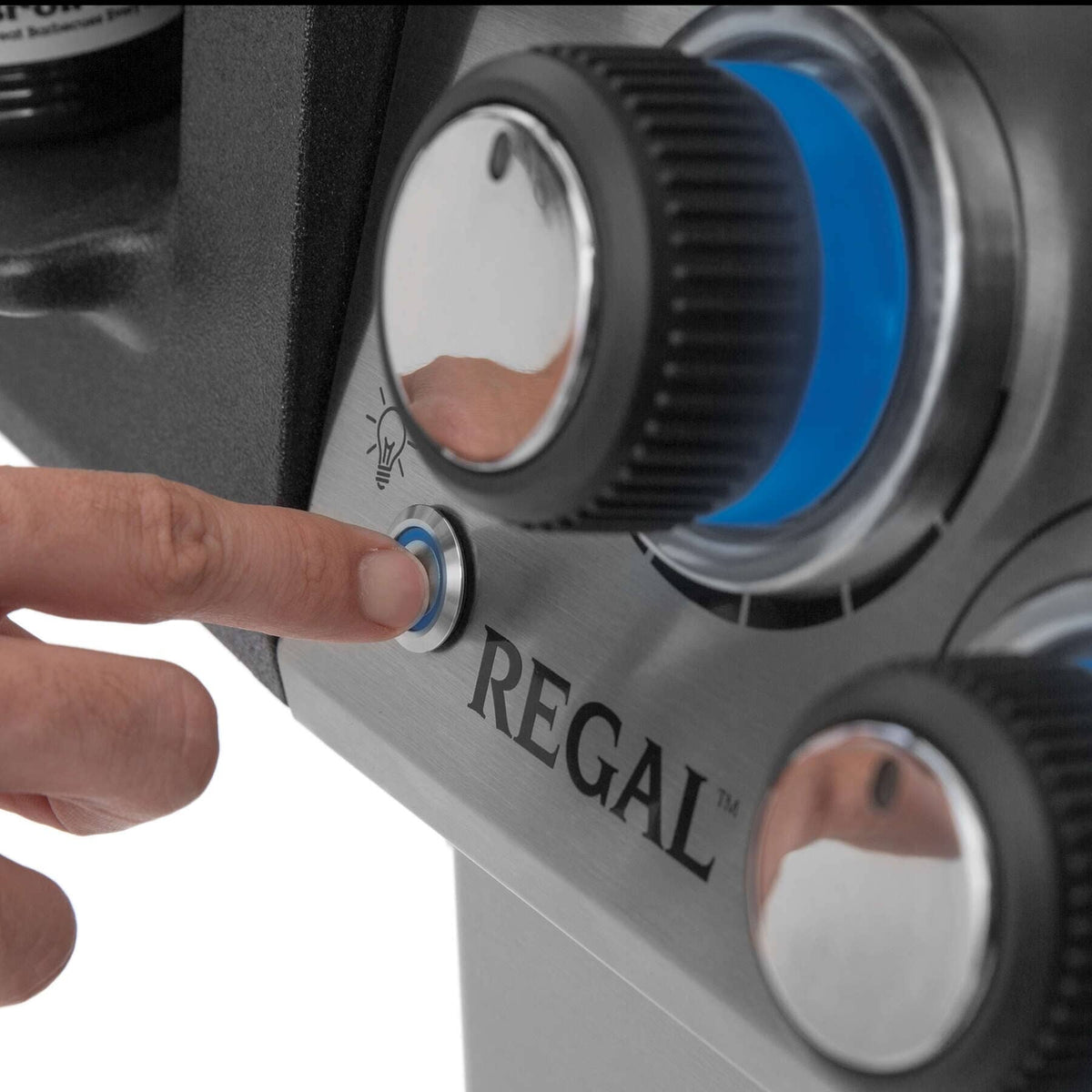 Regal S590 Pro Propane BBQ - 5 Burner + Side & Rear Rotisserie Burners