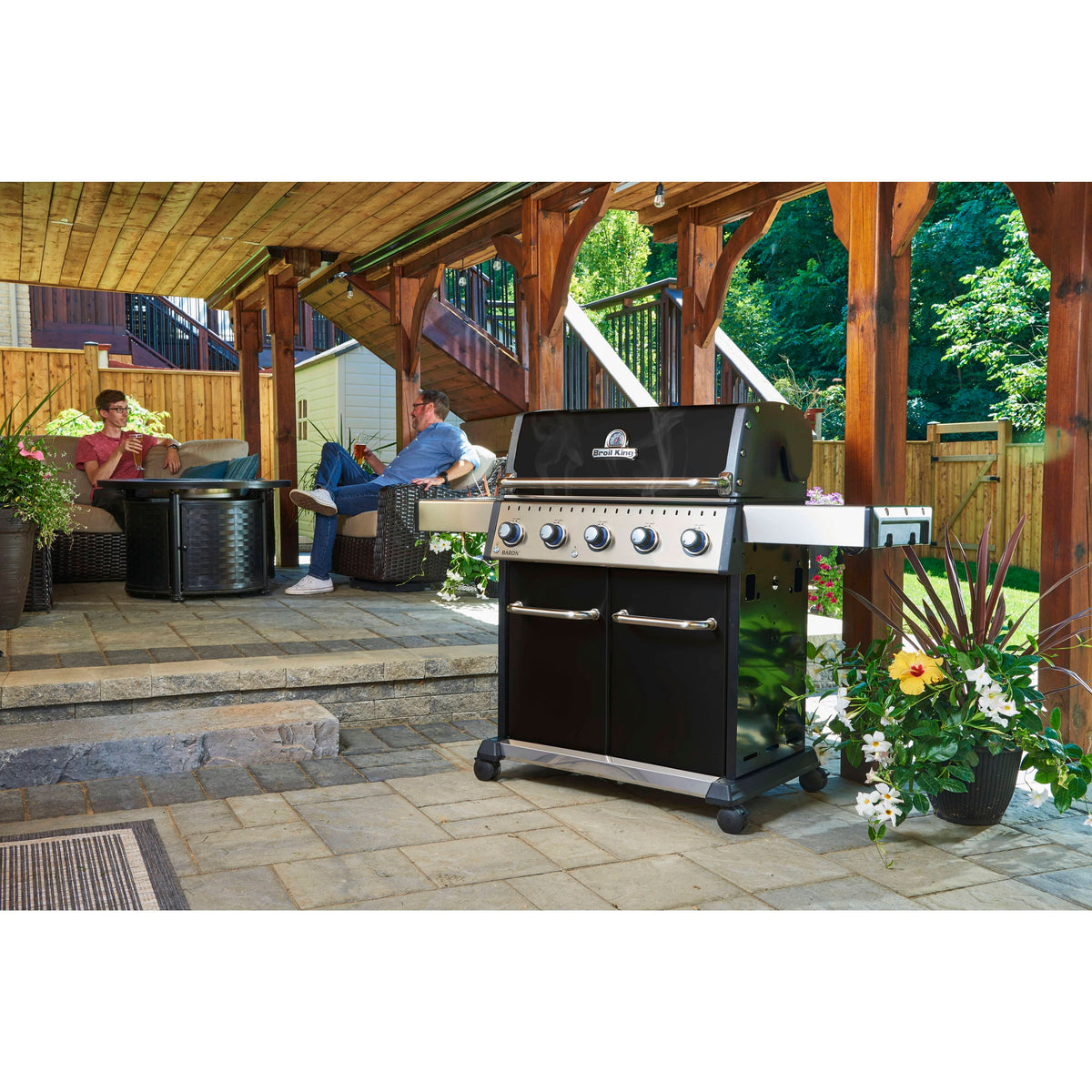 Baron 520 Pro Propane BBQ - 5 Burner