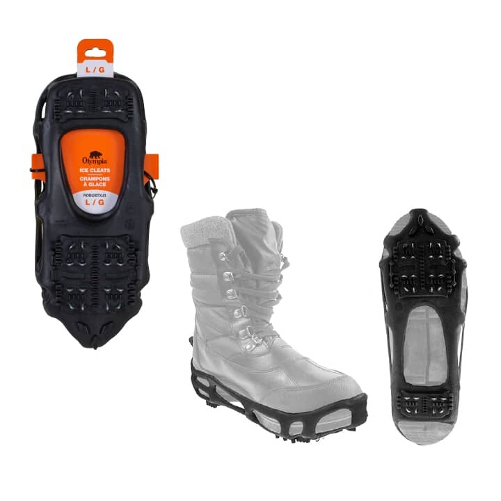 All Purpose Ice Cleats - Large, Black