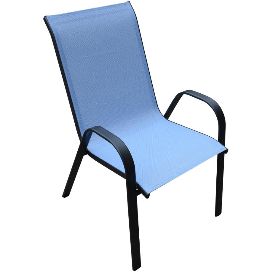 Textilene Sling Dining Chair - Placid Blue