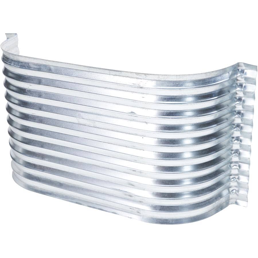 54" x 22" x 36" Galvanized Window Well