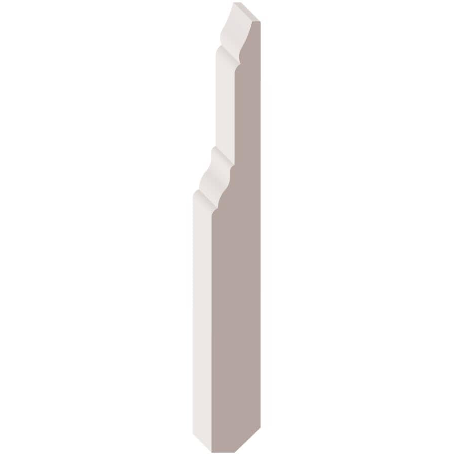 5/8" x 5-1/2" x 8' Medium Density Fibreboard Primed Baseboard Step Moulding