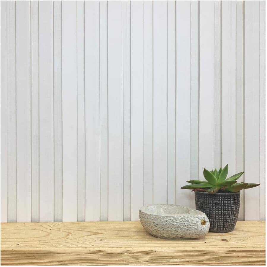 MDF Primed Slat Panelling - 1/2" x 5-3/8" x 8'