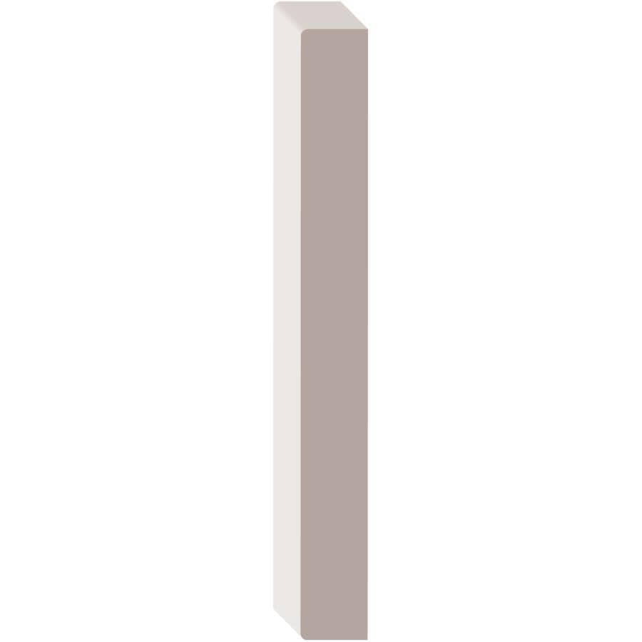 Primed MDF Surfaced Four Sides Eased Two Edges Moulding - 5/8" x 5-3/8" x 8'