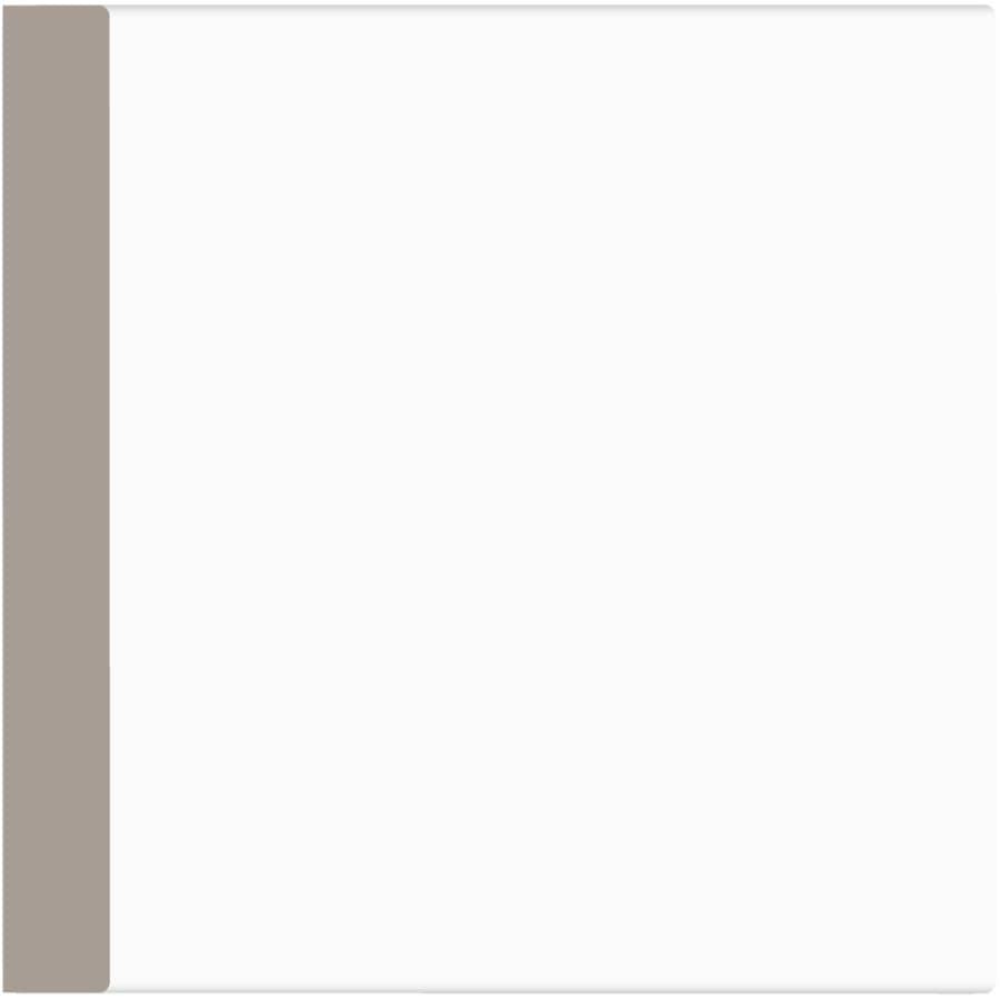 Primed MDF Surfaced Four Sides Eased Two Edges Moulding - 5/8" x 5-3/8" x 8'