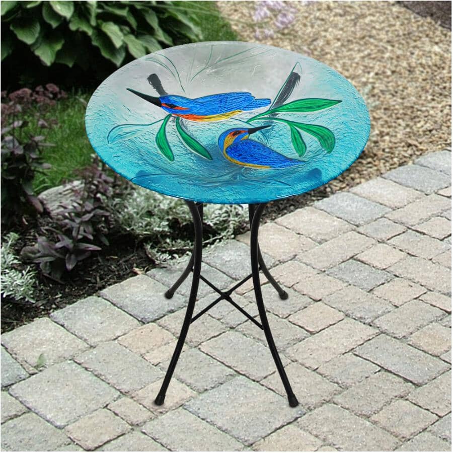Hummingbird Harmony Birdbath - 17.7"