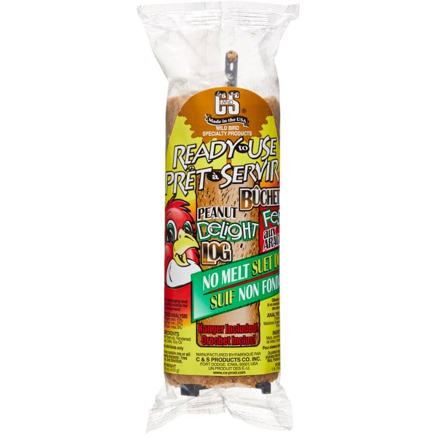 Peanut Delight Bird Food Log - 453 g