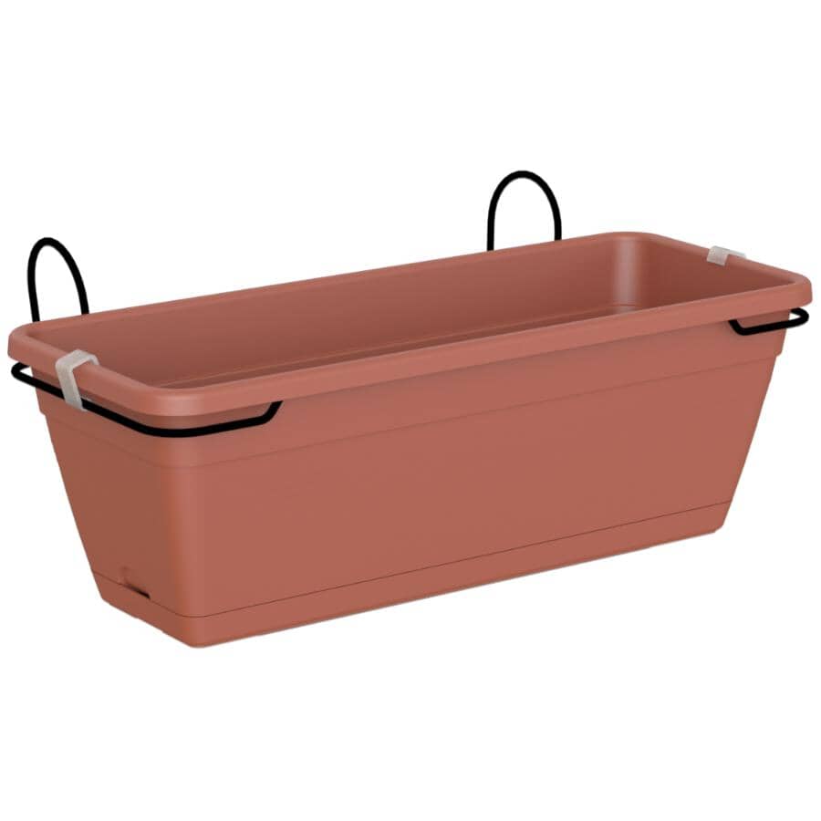 20" Venezia Water Reserve Patio Planter Kit - Terracotta