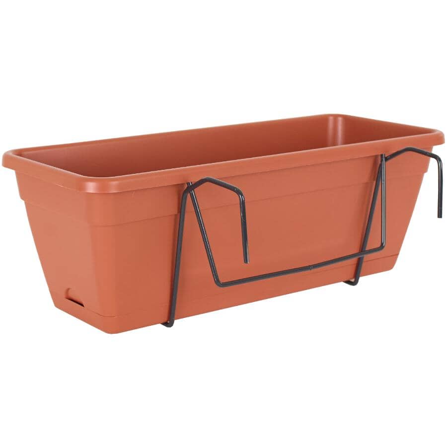 20" Venezia Water Reserve Patio Planter Kit - Terracotta