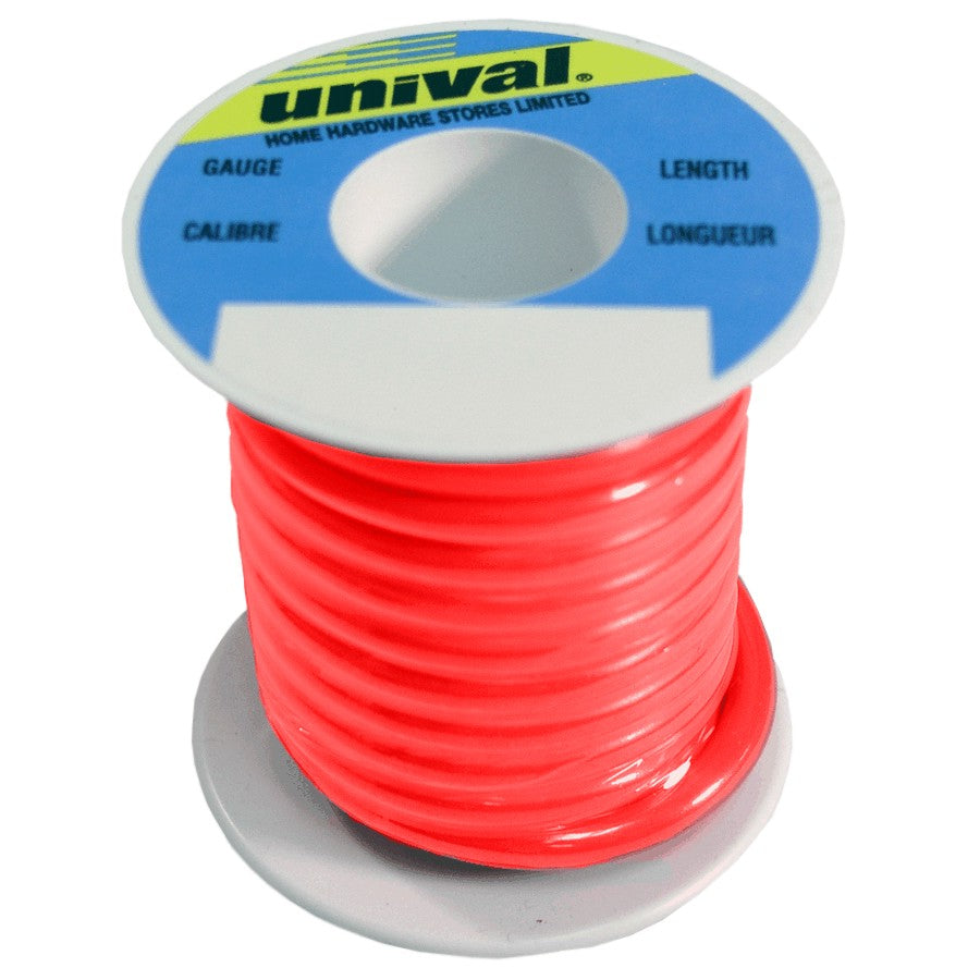 8' Red 10ga Primary Wire
