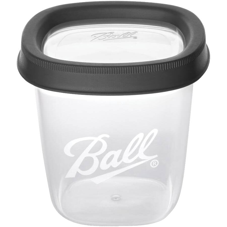 Plastic Freezer Jars with Lids - 473 ml, 2 Pack
