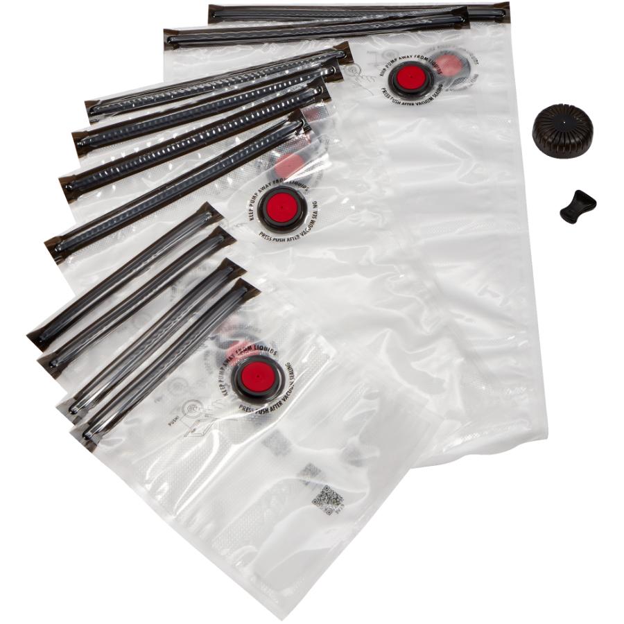 Fresh & Save Vacuum Food Storage Bags - Assorted Sizes, 10 Pack