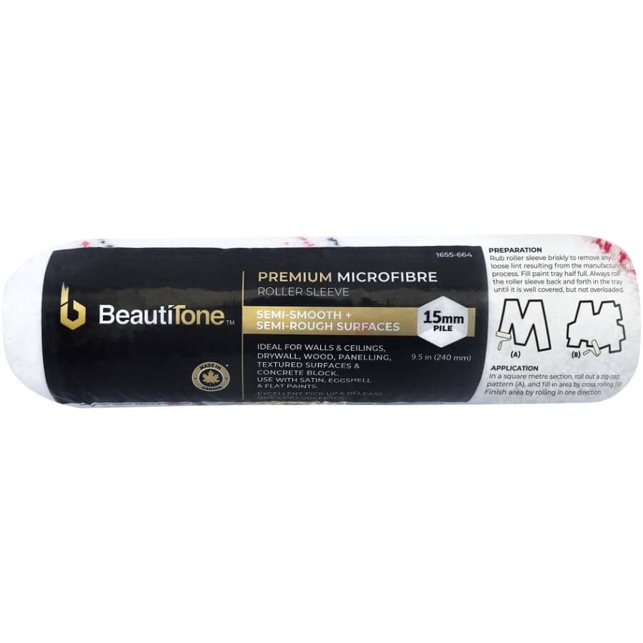 Fabric Microfibre Roller - 240 mm x 15 mm