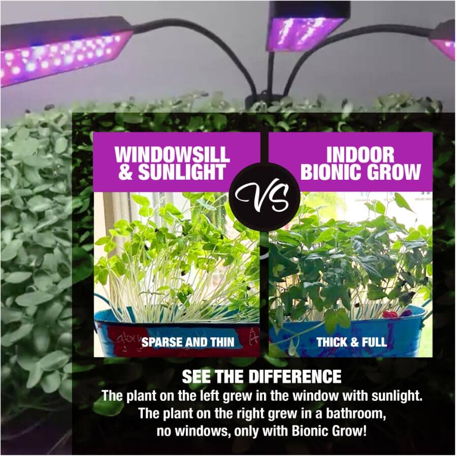 Bionic Hydroponic Grow Light for Seedlings & Cuttings