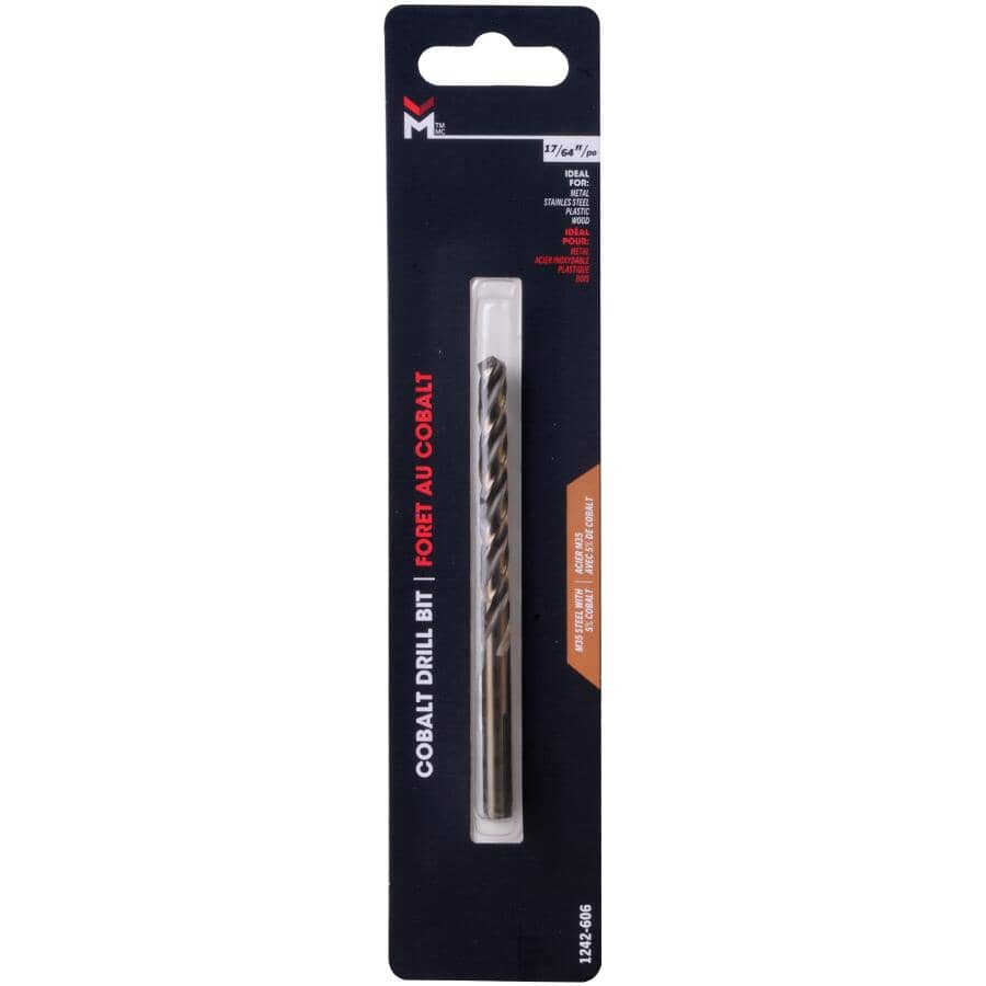 17/64" Cobalt Drill Bit - 3 Flute