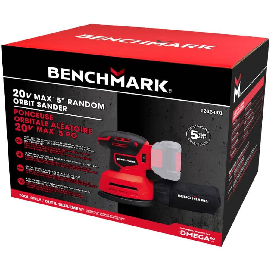 20V Max 5" Lithium-Ion Random Orbit Sander - Tool Only