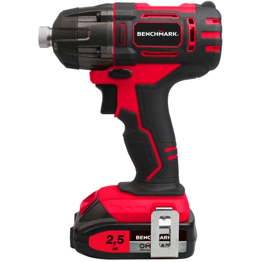 20V Max Lithium-ion Cordless Drill & Impact Driver Combo Kit - with 2 Batteries & Charger
