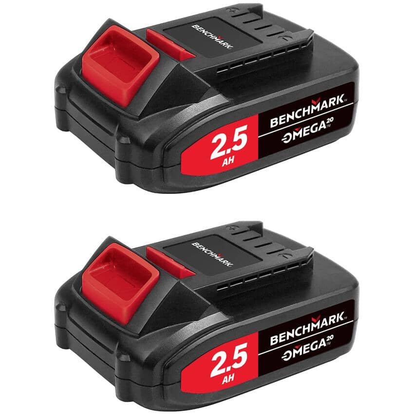 20V Max Lithium-ion Cordless Drill & Impact Driver Combo Kit - with 2 Batteries & Charger