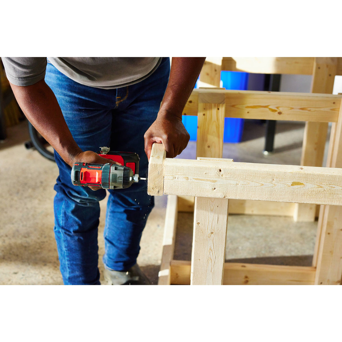 20V Max Lithium-ion Cordless Drill & Impact Driver Combo Kit - with 2 Batteries & Charger