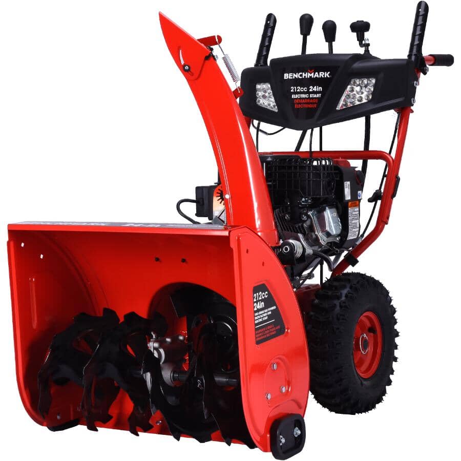 212cc 2-Stage Snow Blower - 24"