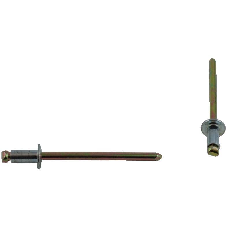 25 Pack 1/8" Short Steel Rivets