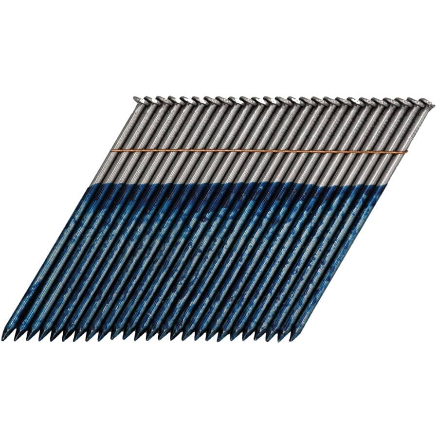 3-1/4" 0.120 Gauge Brite Strip Framing Nails - 28 Degree, 2000 Pack