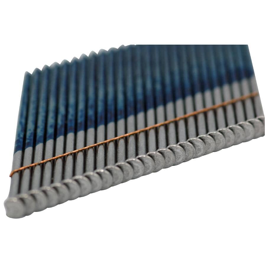 3-1/4" 0.120 Gauge Brite Strip Framing Nails - 28 Degree, 2000 Pack
