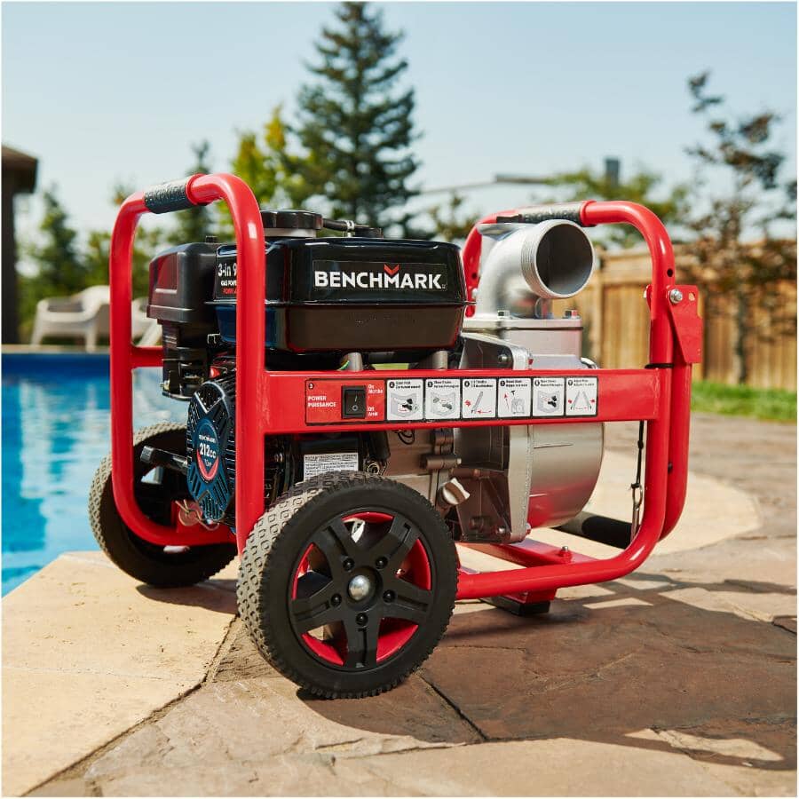 3" Gas Powered Water Pump - 7 HP