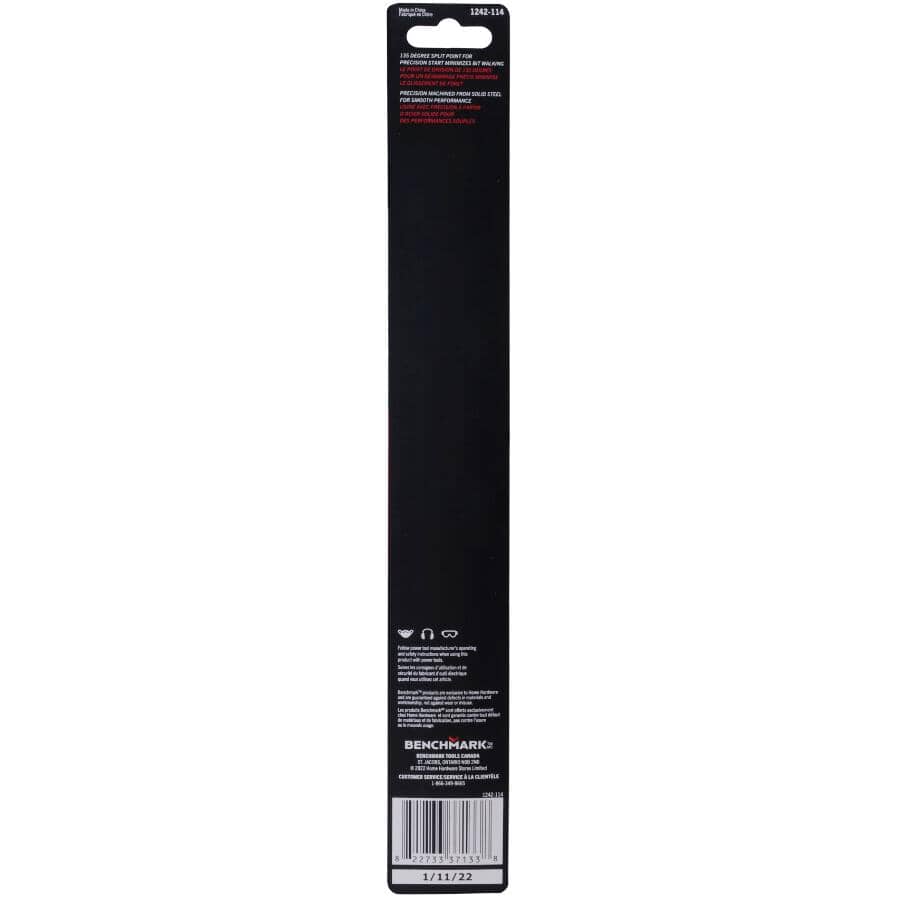 3/16" x 12" High Speed Steel Drill Bit - Silver
