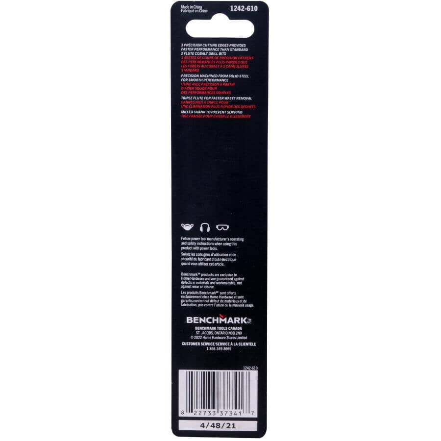 3/8" Cobalt Drill Bit - 3 Flute