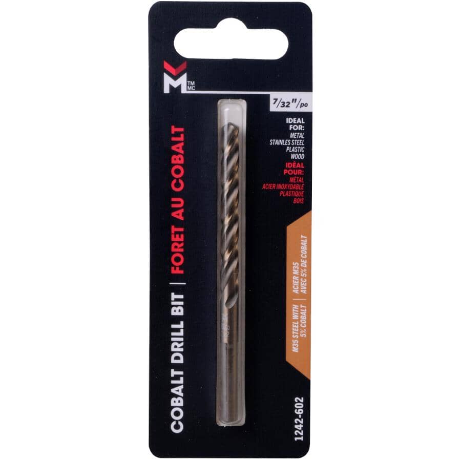 7/32" Cobalt Drill Bit - 3 Flute