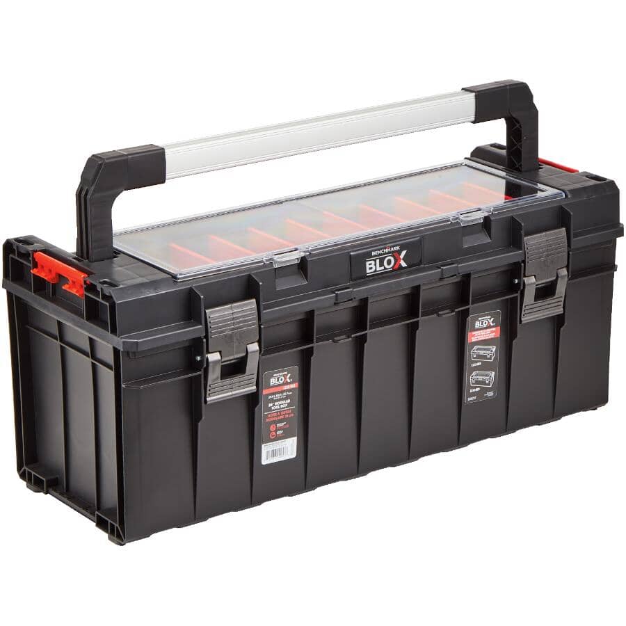 Heavy Duty 26" x 10.6" x 10.7" Modular Tool Box