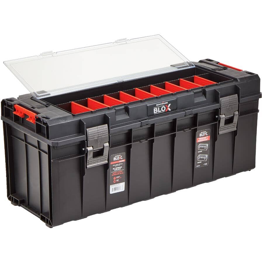 Heavy Duty 26" x 10.6" x 10.7" Modular Tool Box