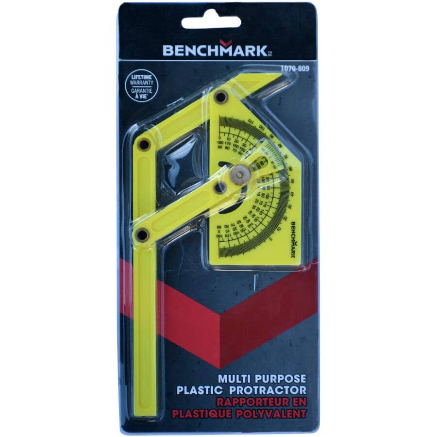 Multi Purpose Plastic Protractor