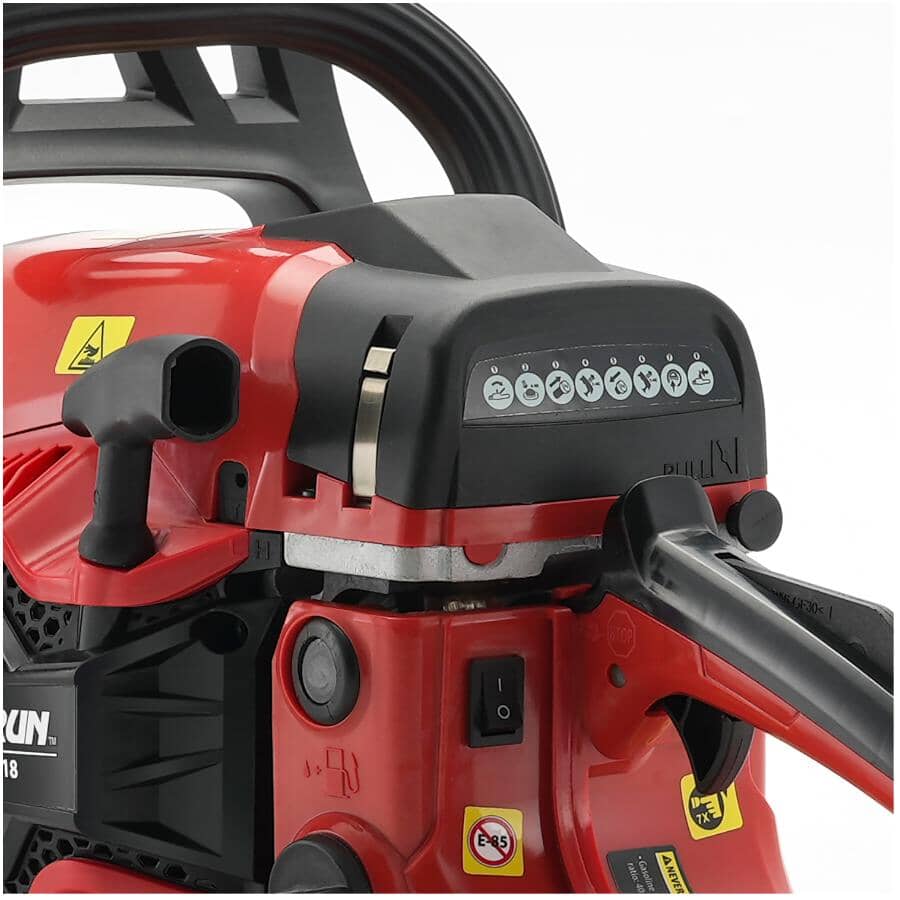 45cc 2-Cycle Chain Saw with 18" Bar