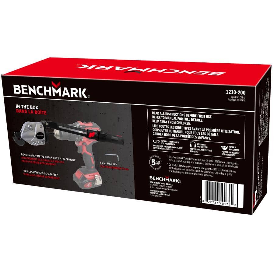 Shear Drill Attachment - for Metal