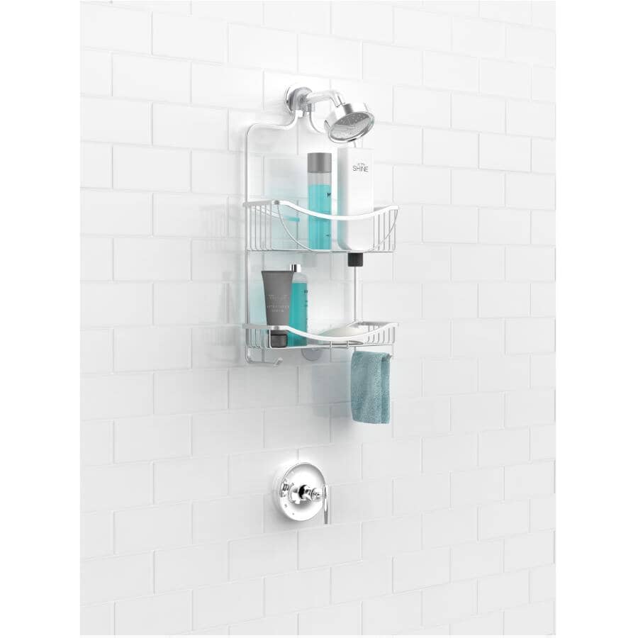 Venus 2 Tier Shower Caddy - Aluminum